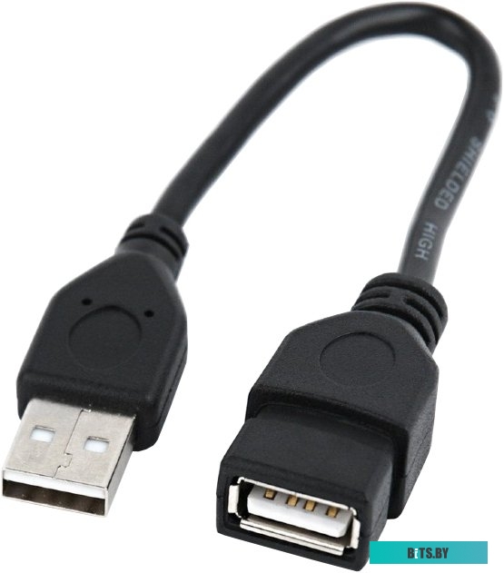 Удлинитель Cablexpert CCP-USB2-AMAF-0.15M