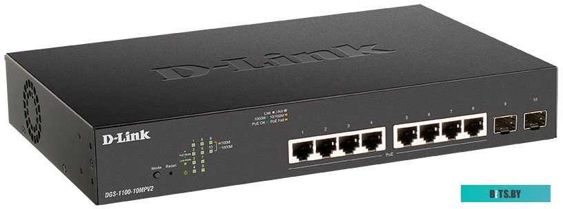 Управляемый коммутатор 2-го уровня D-Link DGS-1100-10MPV2/A3A