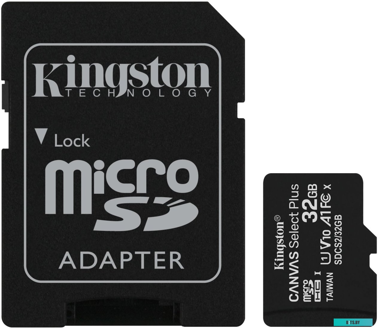 Карта памяти Kingston Canvas Select Plus microSDHC 32GB (с адаптером) <SDCS2/32GB>