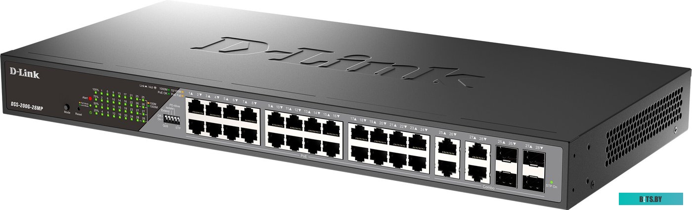 Управляемый коммутатор 2-го уровня D-Link DSS-200G-28MP/A1A