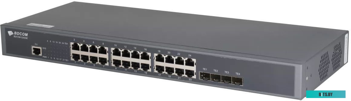 Управляемый коммутатор 3-го уровня BDCOM S2900-24T4X
