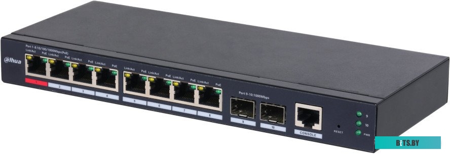 Управляемый коммутатор 2-го уровня Dahua DH-S4210-8GT-110