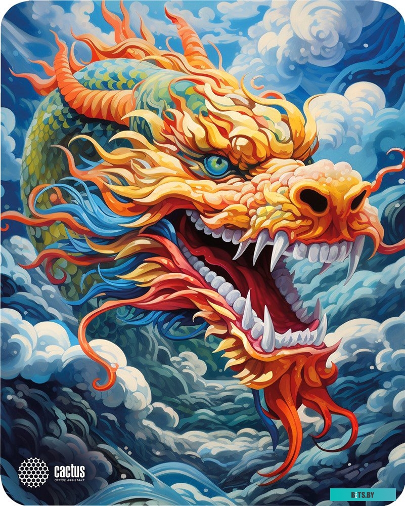 Коврик для мыши Cactus Colorful Dragon CS-MP-PRO08XL