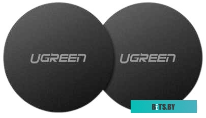 LP123-30836 Магнитная пластина UGREEN LP123-30836, для автомобильных держателей, круглая, 2 шт./упак., Black