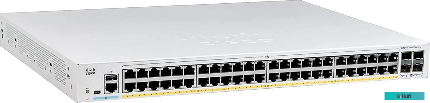 Управляемый коммутатор 2-го уровня Cisco Catalyst C1000-48T-4X-L