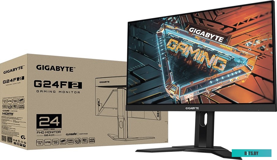 Монитор GIGABYTE G24F 2 EU 23.8'' 1920x1080, IPS, 178/178, 1 (MPRT)мс, 300nit, DP/2HDMI, 3USB, HT, 1y