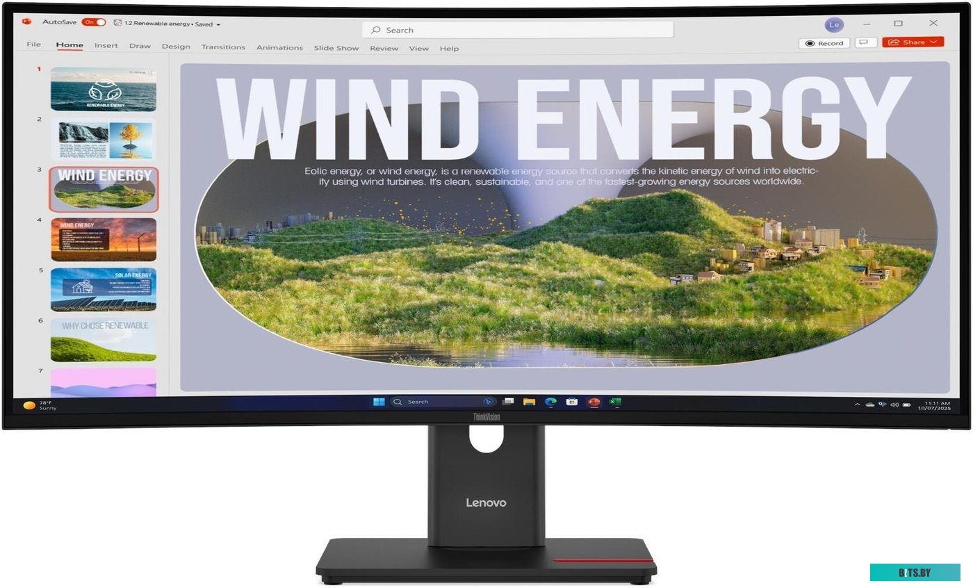 Монитор Lenovo ThinkVision T34WD-40 64AEGAT1EU