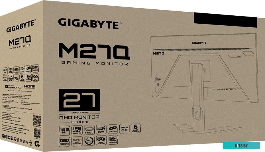 Игровой монитор Gigabyte M27Q (rev. 2.0)