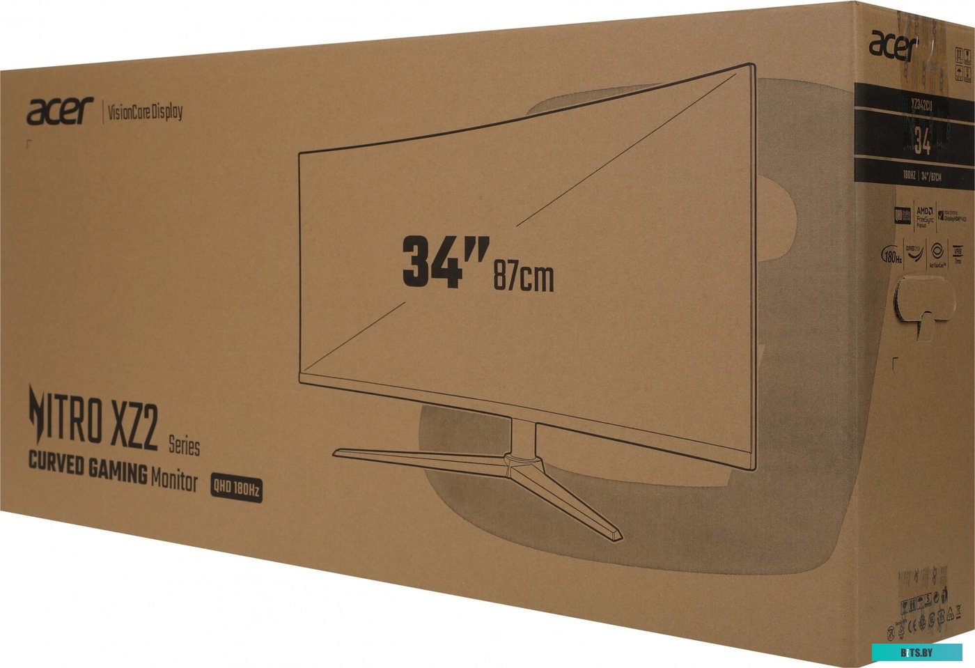Монитор 34" ACER Nitro XZ342CUV3bmiiphx UM.CX2CD.302