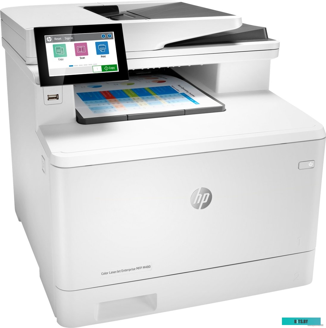 Лазерное МФУ HP. HP Color LaserJet Ent MFP M480f Printer 3QA55A#B19