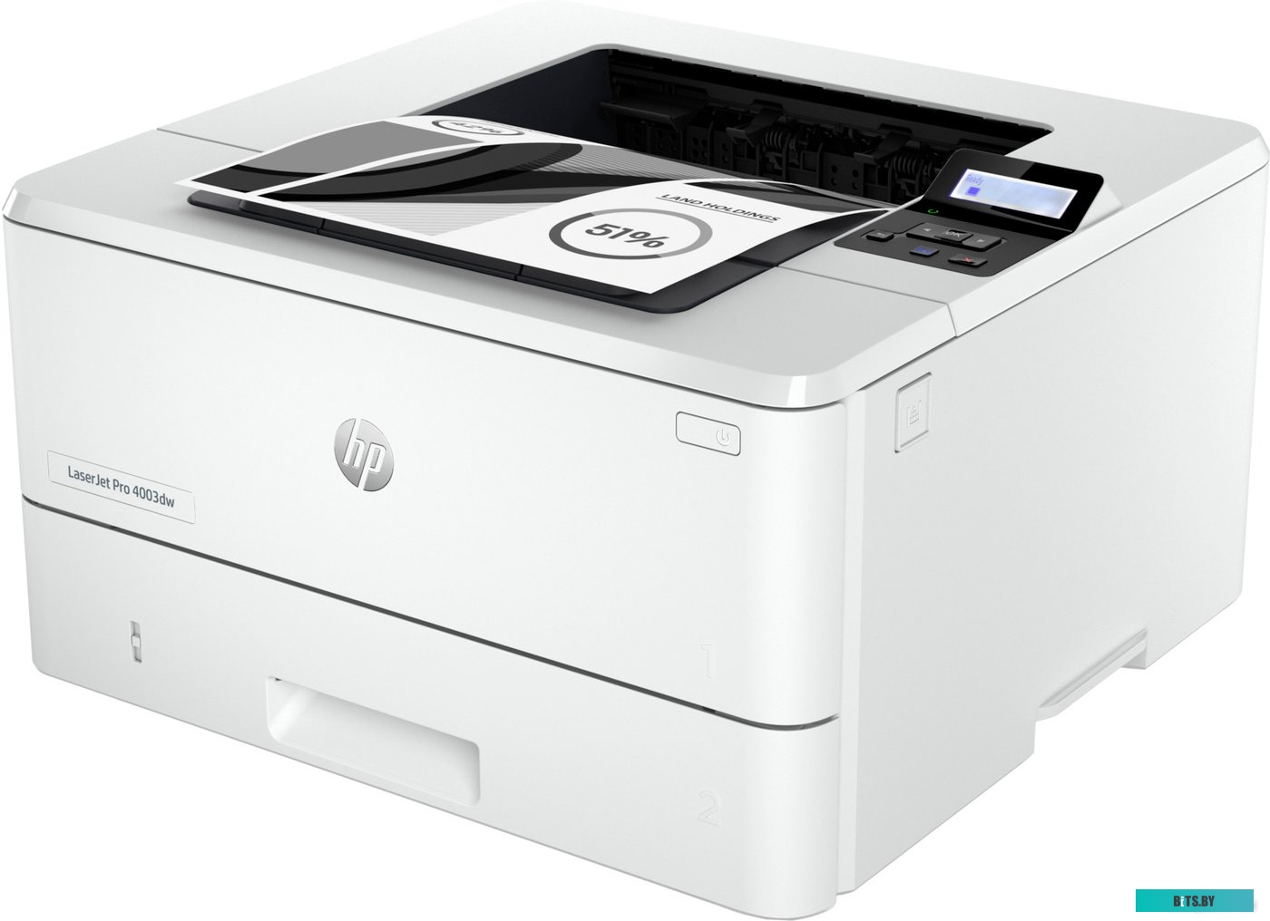 Лазерный принтер HP LaserJet Pro 4003dw (A4,1200dpi, 40ppm, 256 Mb, 2tray 100+250,Duplex, USB2.0/GigEth/WiFi, PS3, ePrint, AirPrint, Cartridge 1500 pa
