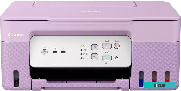 МФУ Canon Pixma G3430 Purple А4, струйное, цветное, цвет фиолетовый, 11стр/мин, 4800х1200dpi, AirPrint/Bluetooth/USB/Wi-Fi, СНПЧ, (5989С025) 5989С025