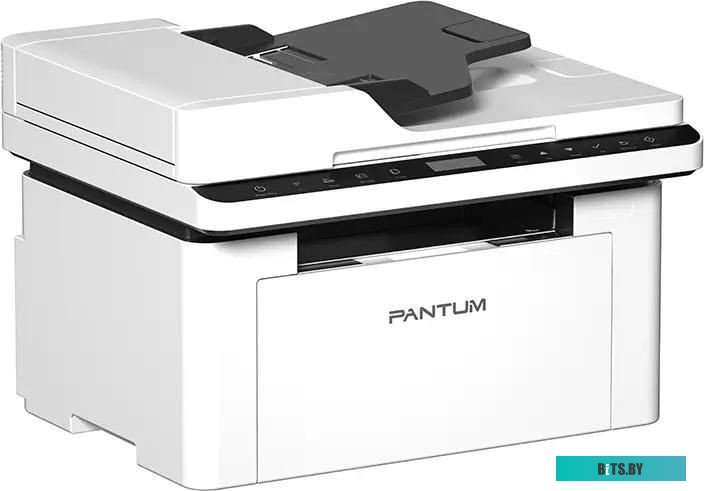 МФУ Pantum BM2300AW, P/C/S, Mono laser, А4, 22 ppm (max 10000 p/mon), 800 MHz, 1200x1200 dpi, 256 MB RAM, ADF, paper tray 150 pages, USB, WiFi, start.