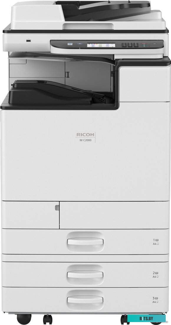 МФУ лазерное цветное Ricoh M C2000 (A3, цветной, 20стр/мин, 1200dpi, 2Гб, дуплекс, PS, сенсорная панель 4,3", GigaLAN, 550л, ARDF100, без тонеров) (Га