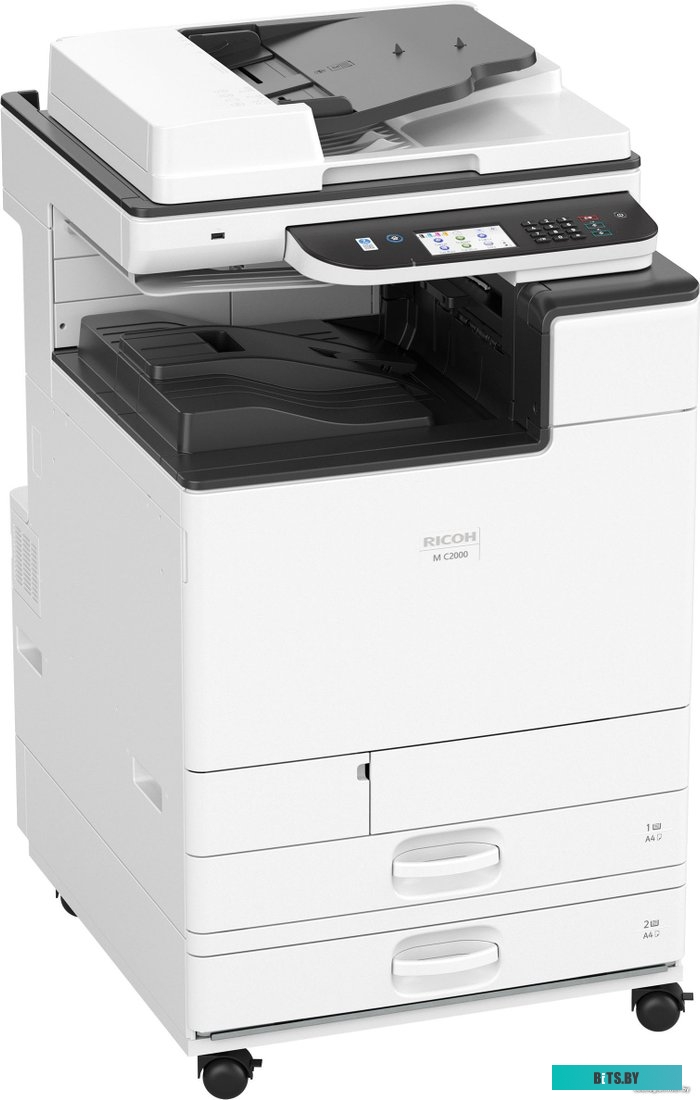 МФУ лазерное цветное Ricoh M C2000 (A3, цветной, 20стр/мин, 1200dpi, 2Гб, дуплекс, PS, сенсорная панель 4,3", GigaLAN, 550л, ARDF100, без тонеров) (Га