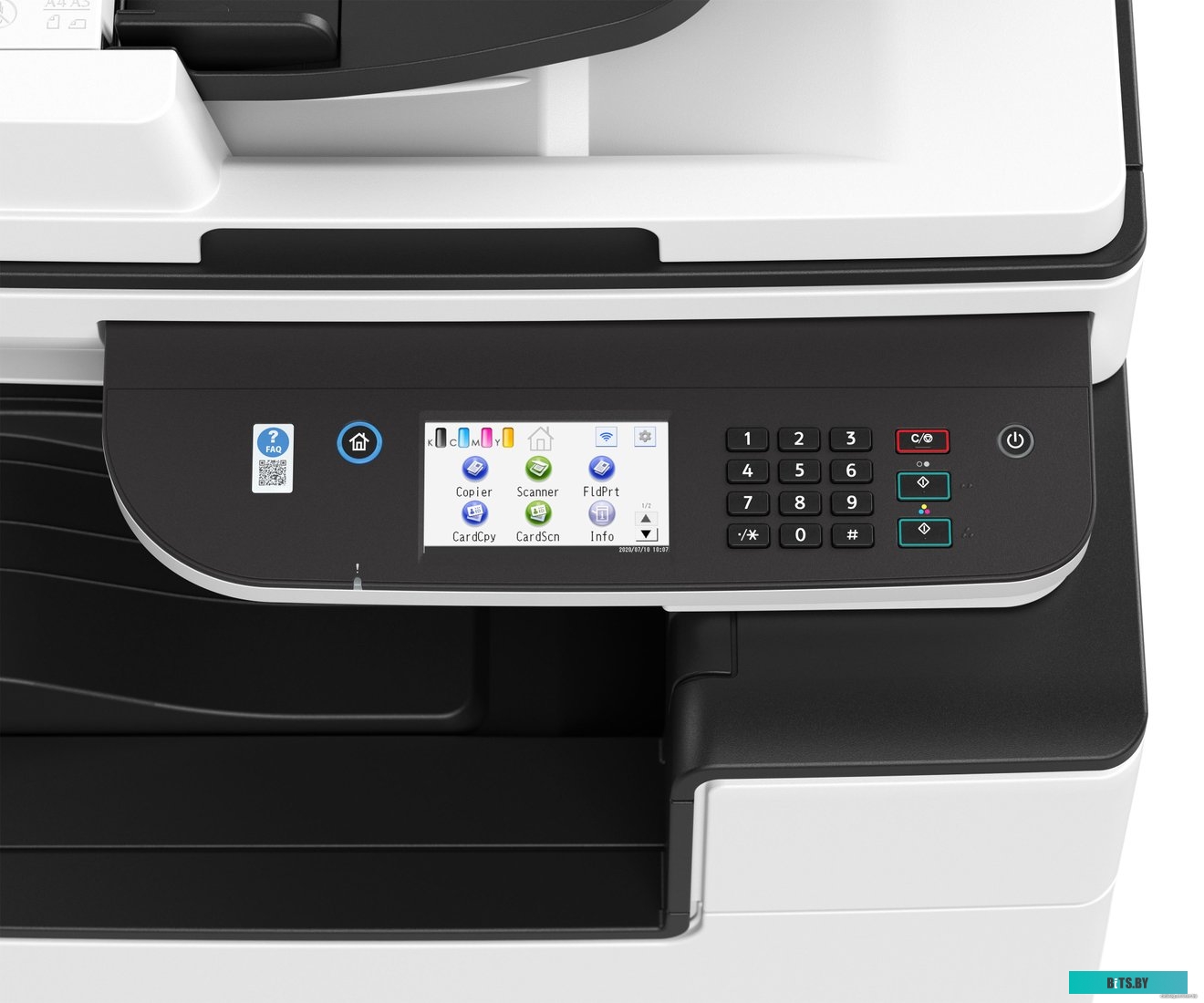 МФУ лазерное цветное Ricoh M C2000 (A3, цветной, 20стр/мин, 1200dpi, 2Гб, дуплекс, PS, сенсорная панель 4,3", GigaLAN, 550л, ARDF100, без тонеров) (Га