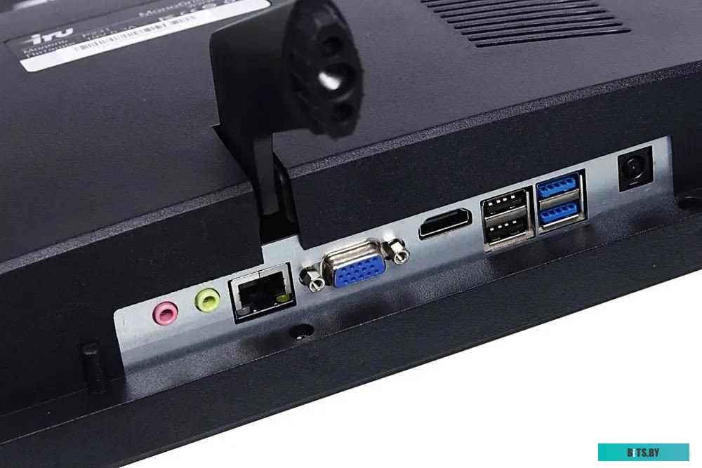 1733080 Моноблок iRU Office P2320P, 23.8", AMD Athlon Silver Pro 3125GE, 8ГБ, 240ГБ SSD,  AMD Radeon Graphics, Free DOS, черный [1733080]
