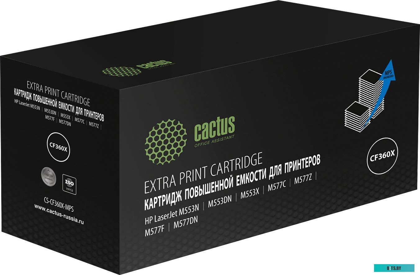 Картридж CACTUS CS-CF360X-MPS (аналог HP CF360X)