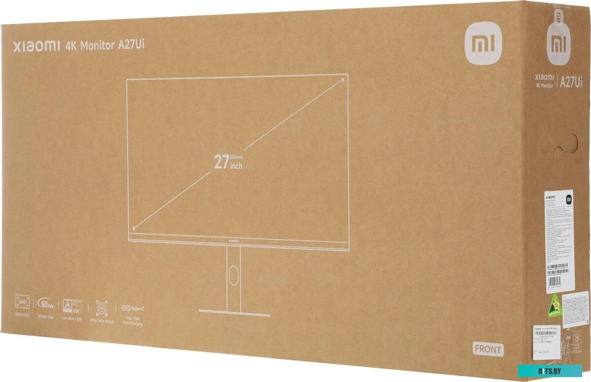 Монитор Xiaomi 4K Monitor A27Ui P27UCB-RAGL (международная версия)