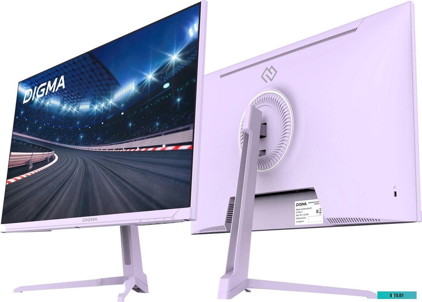 Игровой монитор Digma Overdrive 24P410F (сиреневый)