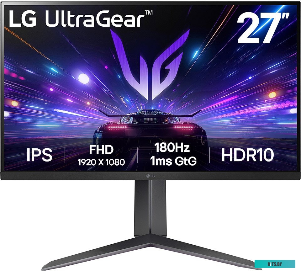 Монитор LG UltraGear 27GS65F-B черный (27GS65F-B.ARUZ) 27GS65F-B.ARUZ