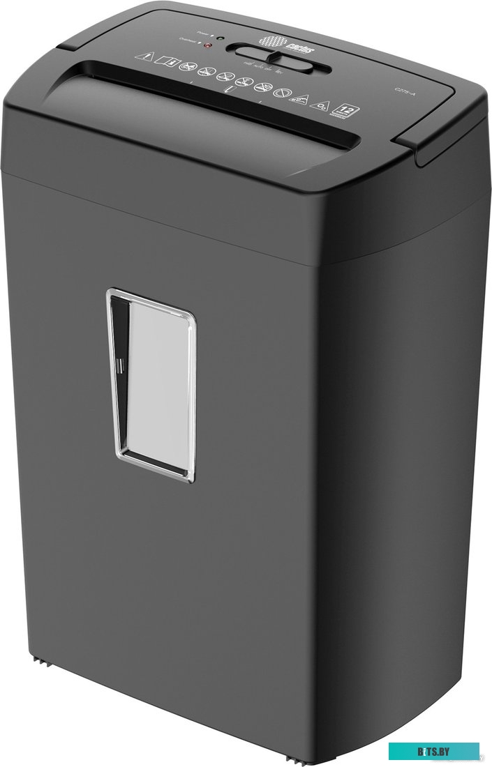 CS-SH-12-21-5X20 Шредер Cactus CS-SH-12-21-5X20 (секр.P-4) перекрестный 12лист. 21лтр. скрепки скобы пл.карты
