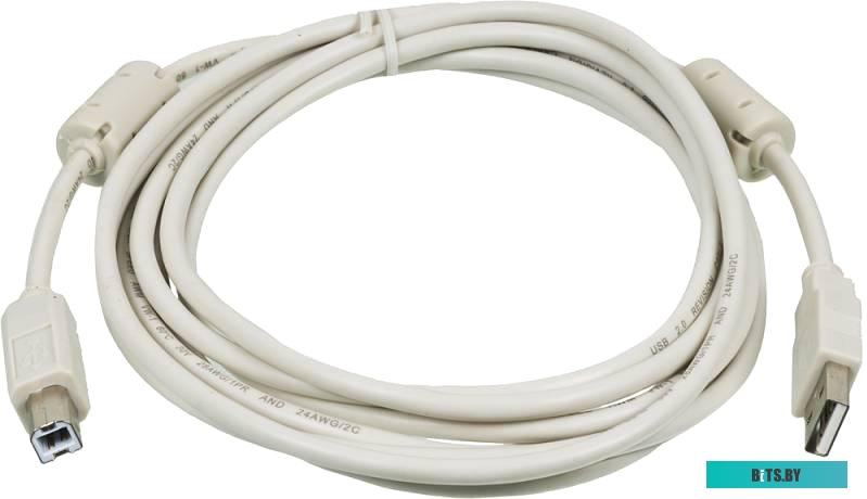 Кабель Ningbo USB A(m) USB B(m) 3м (USB2.0-AM/BM-3M-MG)