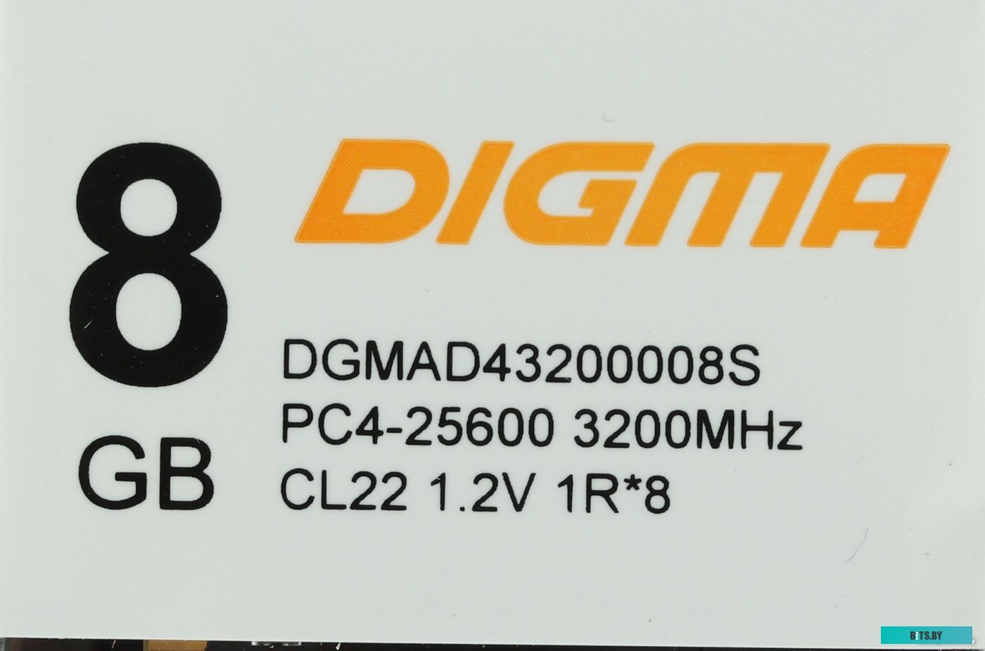 Оперативная память Digma 8ГБ DDR4 3200МГц DGMAD43200008S