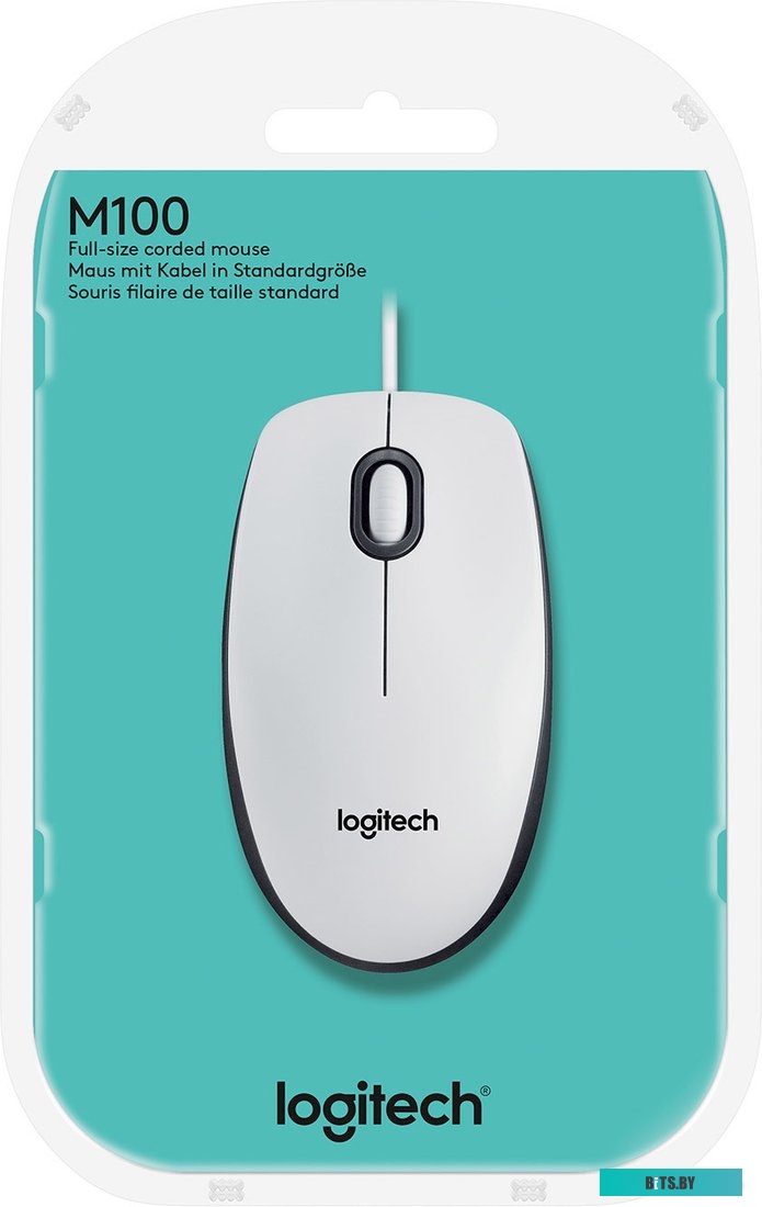 Мышь Logitech M100 (белый) [910-005004]