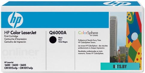 Q6000A Картридж HP CLJ 1600/2600 Black (2,5k)