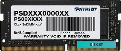 Оперативная память Patriot 8GB DDR4 SODIMM PC4-21300 PSD48G266682S
