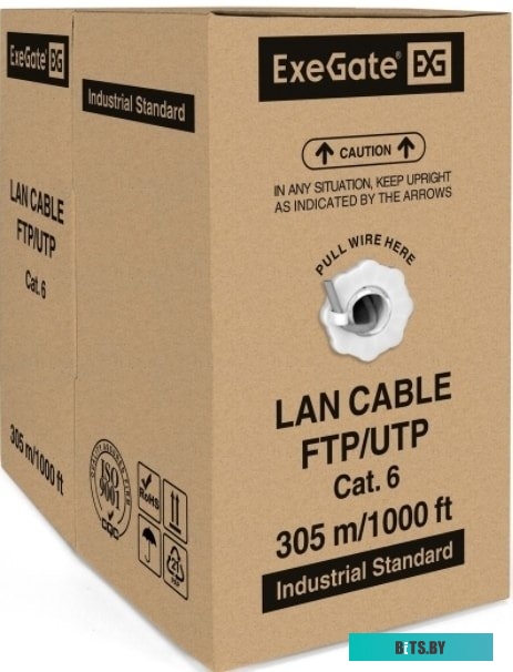 Кабель ExeGate UTP4-C6-CU-S23-IN-PVC-GY-305 UTP <EX281813RUS>