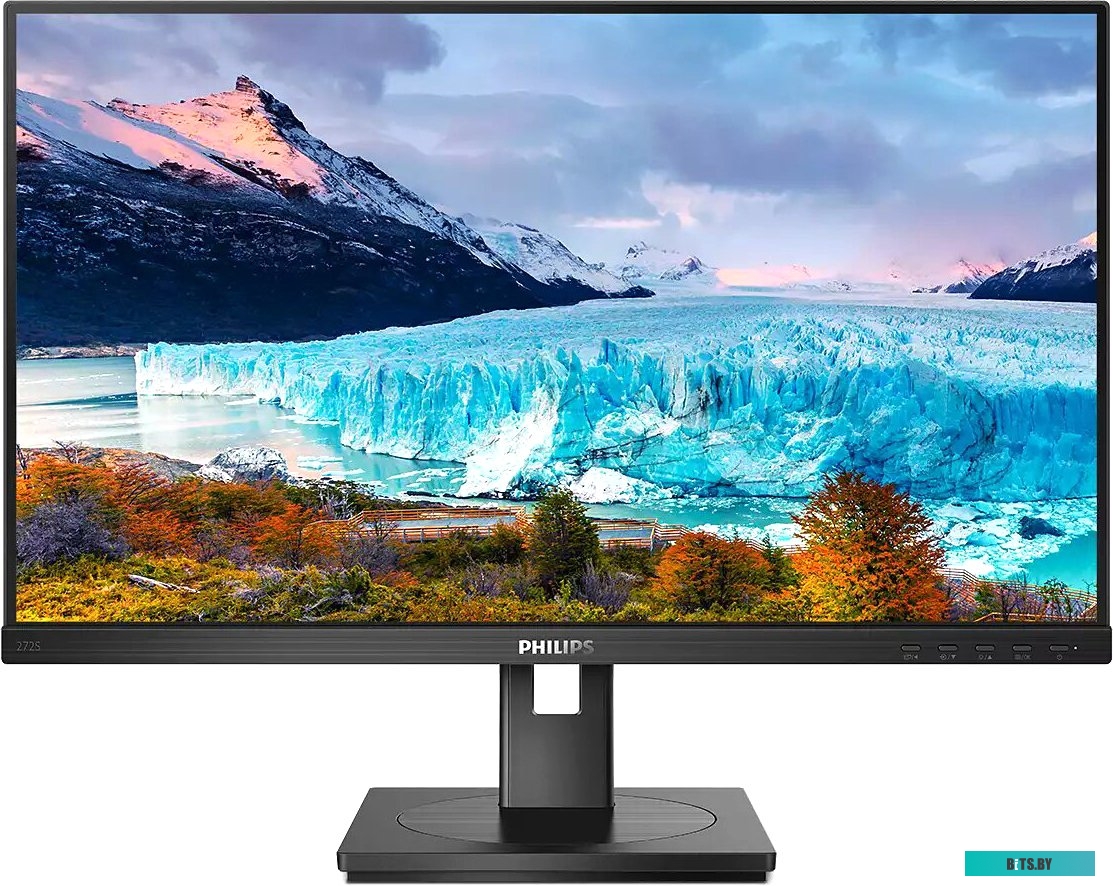 272S1M Монитор Philips 27" 272S1M(00/01) черный IPS LED 16:9 DVI HDMI M/M матовая HAS Piv 250cd 178гр/178гр 1920x1080 75Hz VGA DP FHD USB 6.05кг