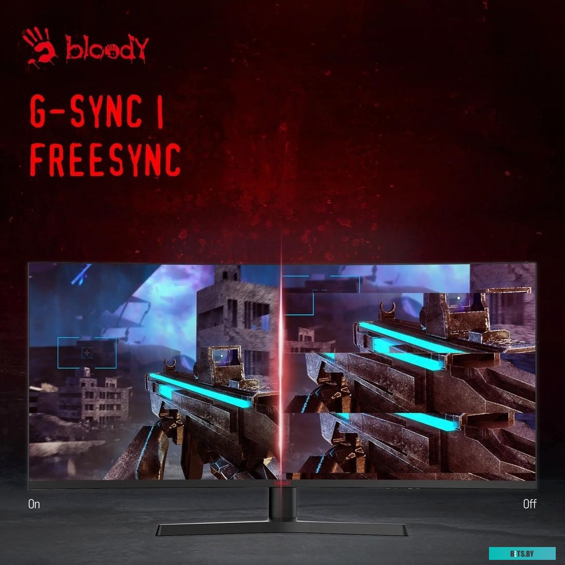 Монитор A4Tech Bloody MN340W (черный)