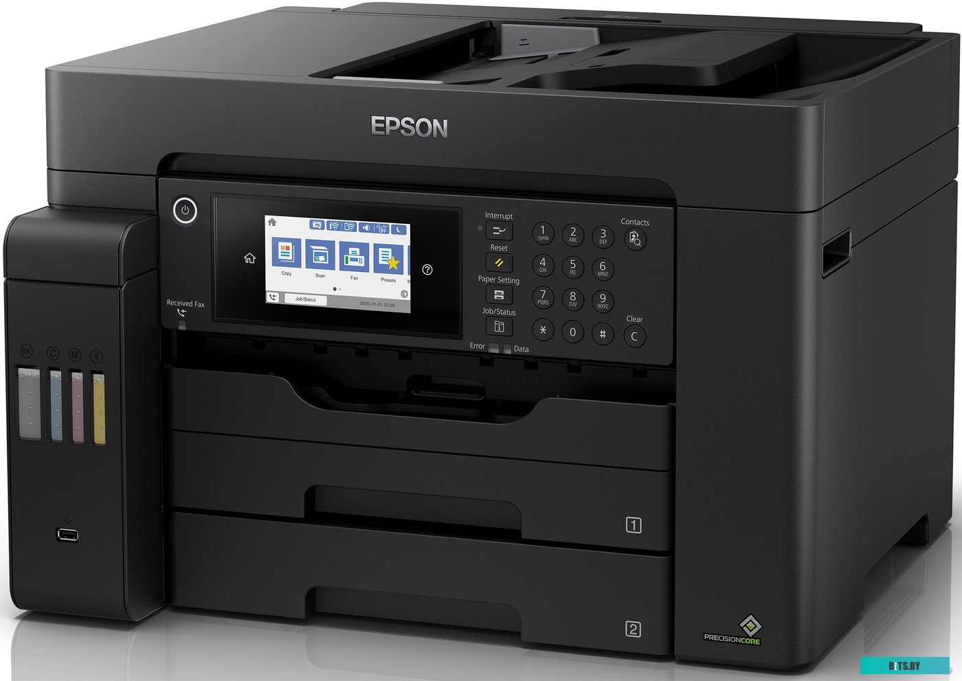 МФУ Epson L15150 (ресурс стартовых контейнеров 6500/5200, контейнер 112)