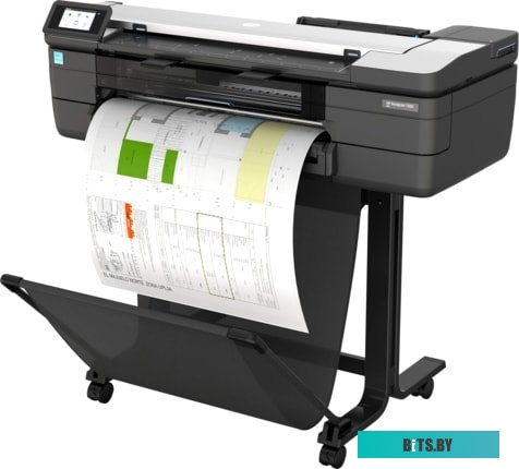 F9A28D#B19 Широкоформатный принтер HP DesignJetT830 MFP (p/s/c, 24",4color,2400x1200dpi,1Gb,26sppA1,USB for Flash/GigEth/Wi-Fi,stand,mediabin,rollfeed