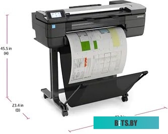 F9A28D#B19 Широкоформатный принтер HP DesignJetT830 MFP (p/s/c, 24",4color,2400x1200dpi,1Gb,26sppA1,USB for Flash/GigEth/Wi-Fi,stand,mediabin,rollfeed