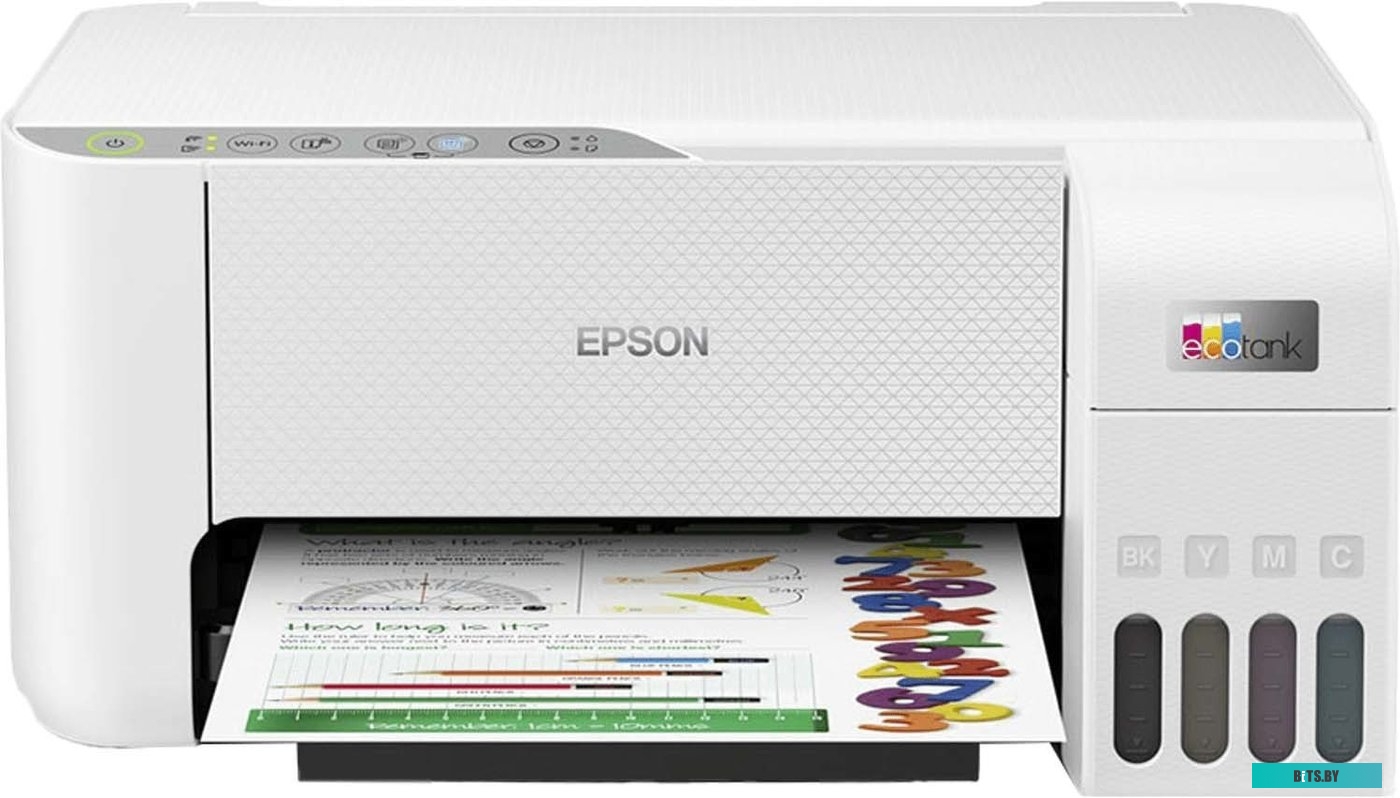 МФУ Epson EcoTank L3256 A4, 5760x1440dpi, ч/б 33стр/мин, цвет 15стр/мин, WiFi, USB, белый (C11CJ67421)