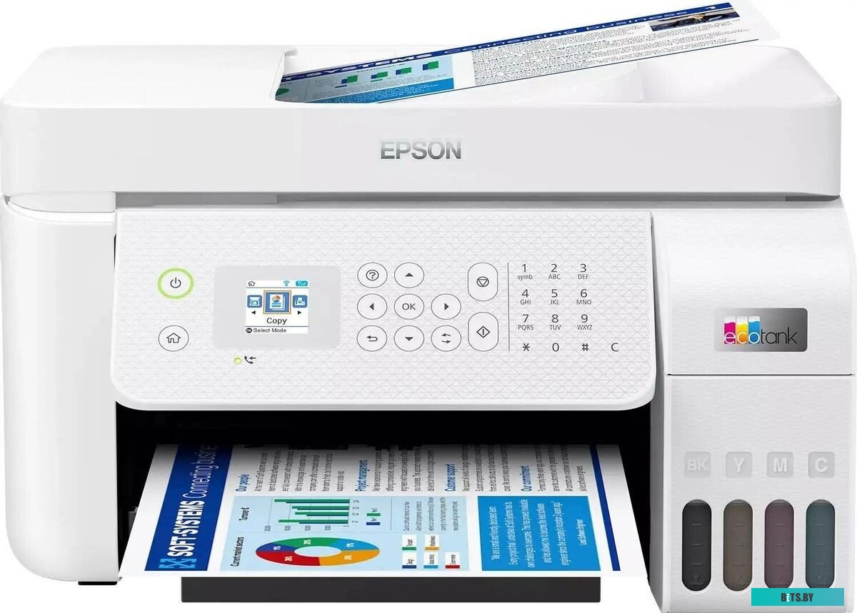 МФУ Epson EcoTank L5296 белый (C11CJ65411) C11CJ65411
