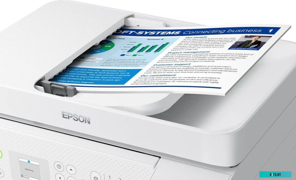 МФУ Epson EcoTank L5296 белый (C11CJ65411) C11CJ65411