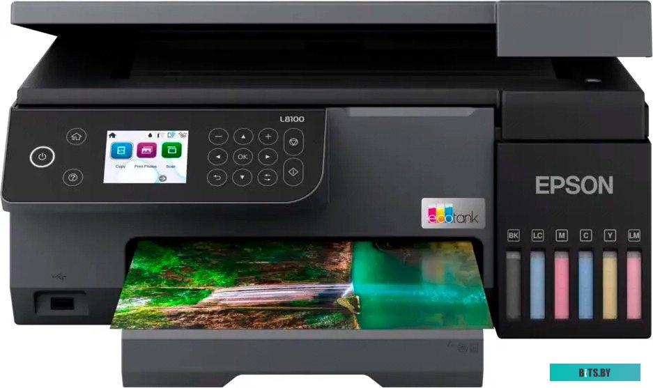 МФУ струйный Epson EcoTank L8100 (C11CK94***) A4 черный C11CK94***