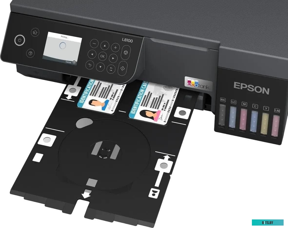 МФУ струйный Epson EcoTank L8100 (C11CK94***) A4 черный C11CK94***