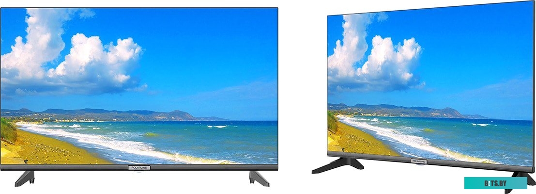 32PL51STC-SM Телевизор LED PolarLine 32" 32PL51STC-SM Frameless черный HD 50Hz DVB-T DVB-T2 DVB-C WiFi Smart TV (RUS)