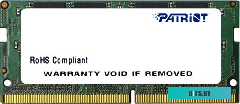 Оперативная память Patriot 4GB DDR4 SO-DIMM PC4-17000 [PSD44G213381S]
