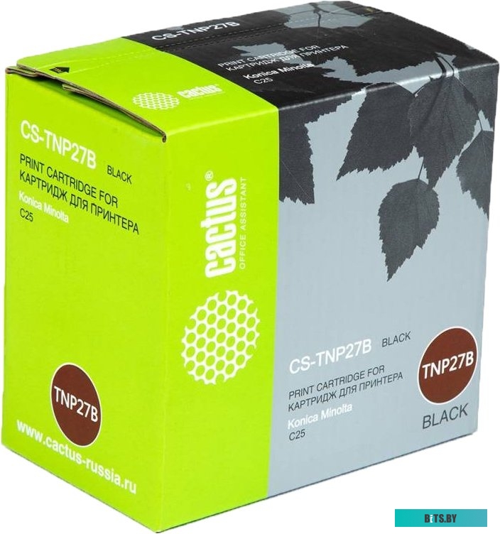 CS-TNP27B Картридж лазерный Cactus CS-TNP27B черный (6000стр.) для Konica Minolta C25