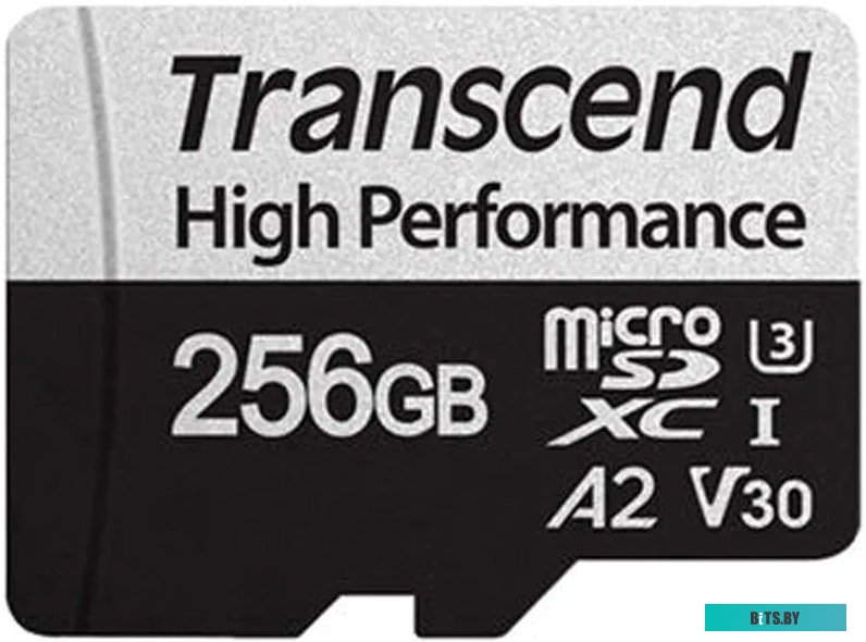 Карта памяти Transcend microSDXC 330S 256GB (с адаптером) <TS256GUSD330S>