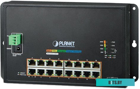 Настраиваемый коммутатор PLANET WGS-4215-16P2S