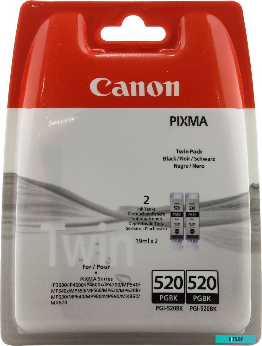 Картридж-чернильница (ПЗК) Canon PGI-520 Twin <2932B012>