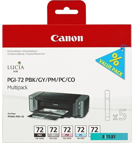 Картридж Canon PGI-72 PBK/GY/PM/PC/CO Multi Pack [6403B007]