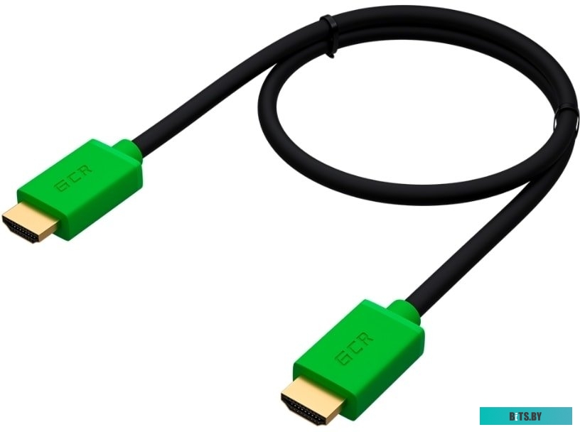 GCR-HM421-0.3m Greenconnect Кабель 0.3m HDMI версия 2.0, HDR 4:2:2, Ultra HD, 4K 60 fps 60Hz/5K*30Hz, 3D, AUDIO, 18.0 Гбит/с, 28/28 AWG, OD7.3mm, трой